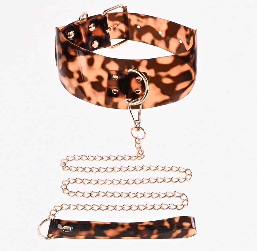 "Sincerely Amber Collar With Leash SS52101"