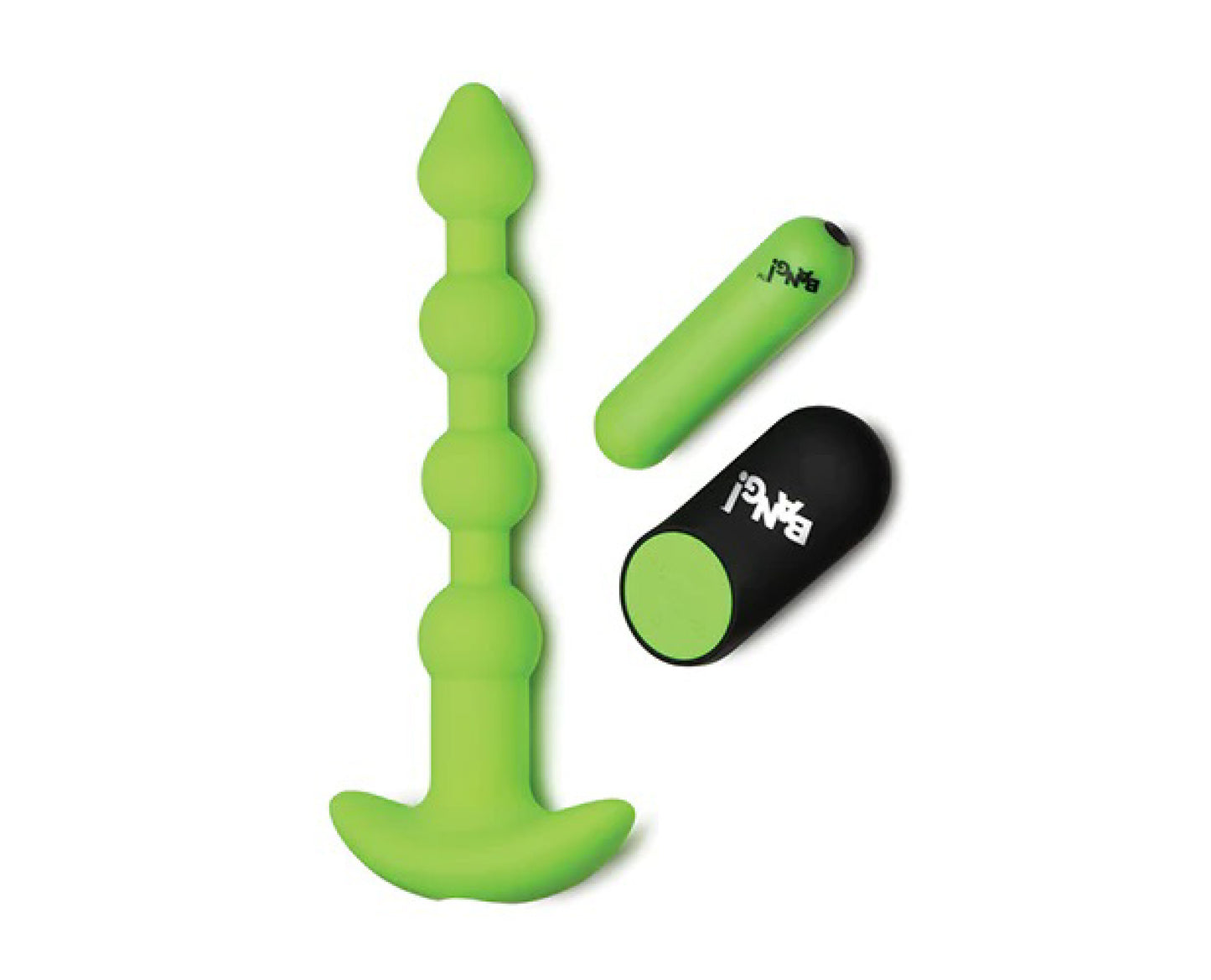 "Glow in the Dark Anal Beads - Green BNG-AH461"