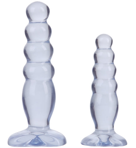 "Crystal Jellies Anal Delight Trainer Kit - Clear DJ0283-11"
