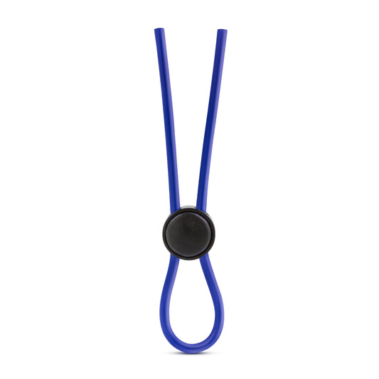 "Stay Hard - Silicone Loop Cock Ring - Blue BL-31092"