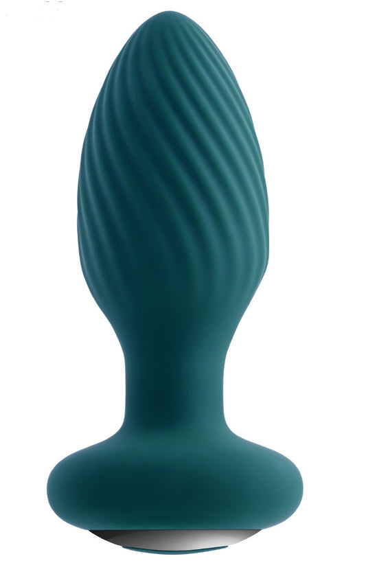 "Playboy Pleasure - Spinning Tail Teaser - Butt Plug - Deep Teal PB-RS-2321-2"