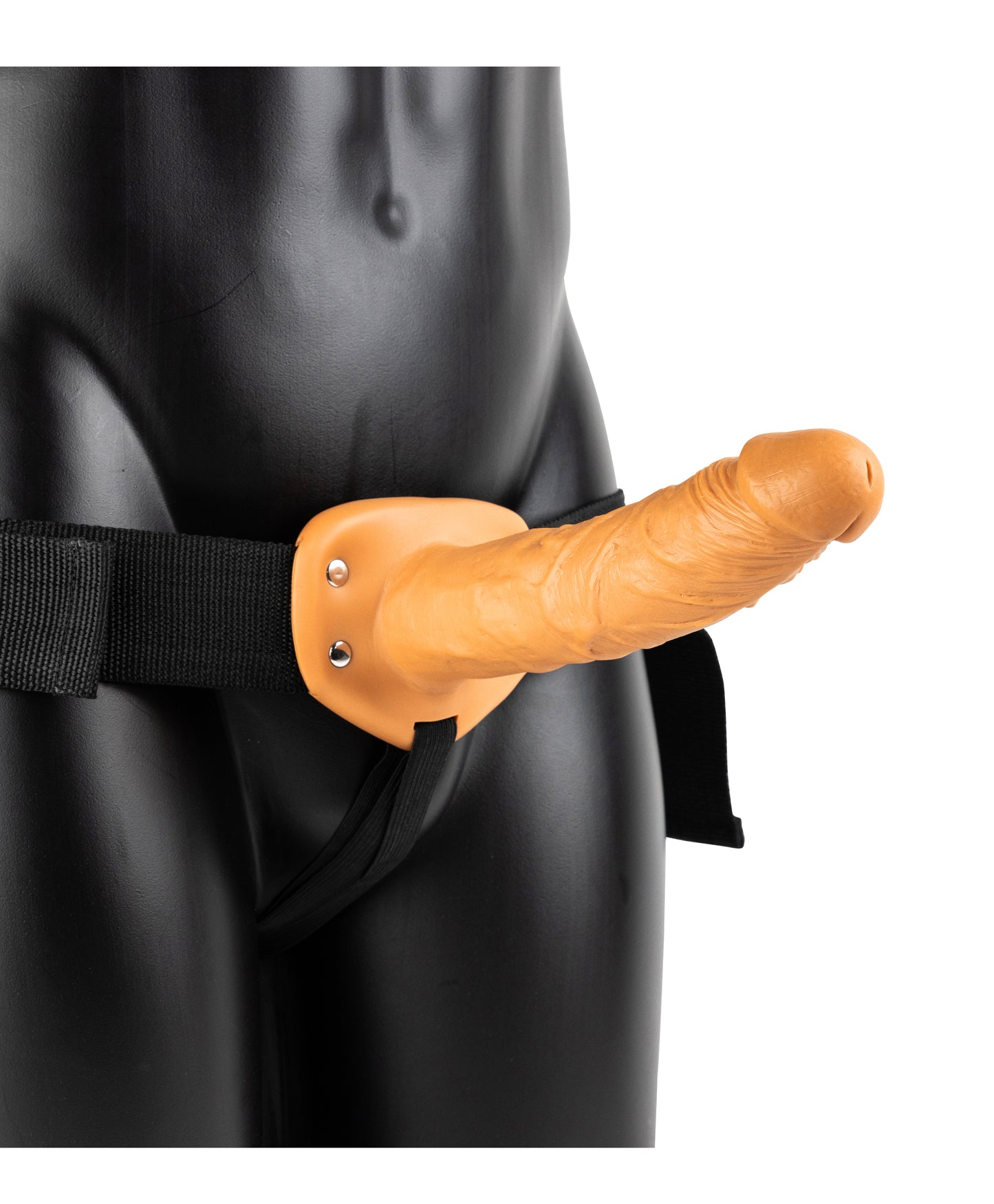 "Hollow Strap-on Without Balls 8 Inch - Tan SH-REA136TAN"