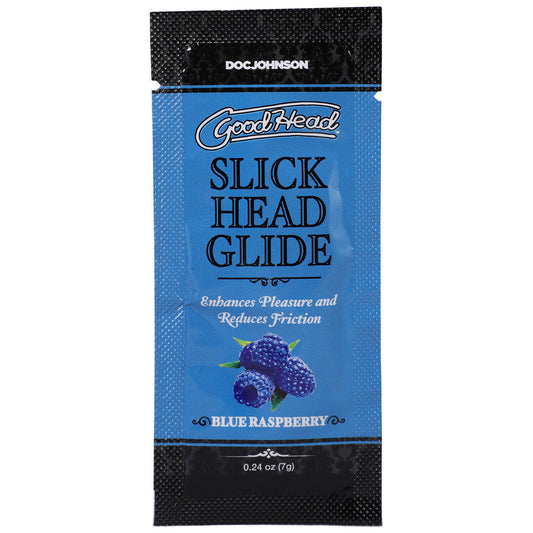 "Goodhead - Slick Head Glide - Blue Raspberry - 0.24 Oz DJ1387-11-BU"
