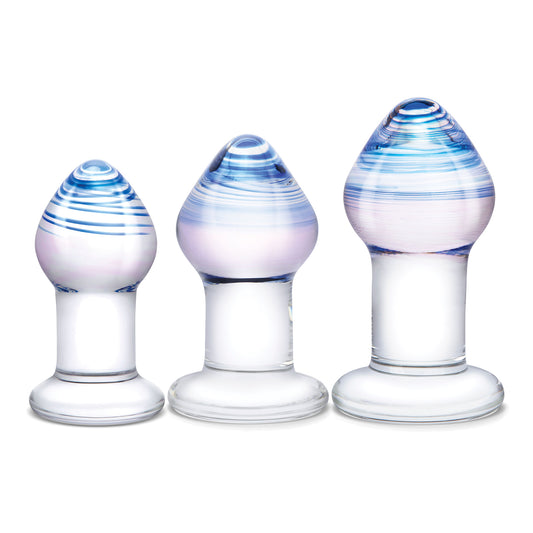 "Pleasure Droplets Anal Training Kit GLAS-SET-09"