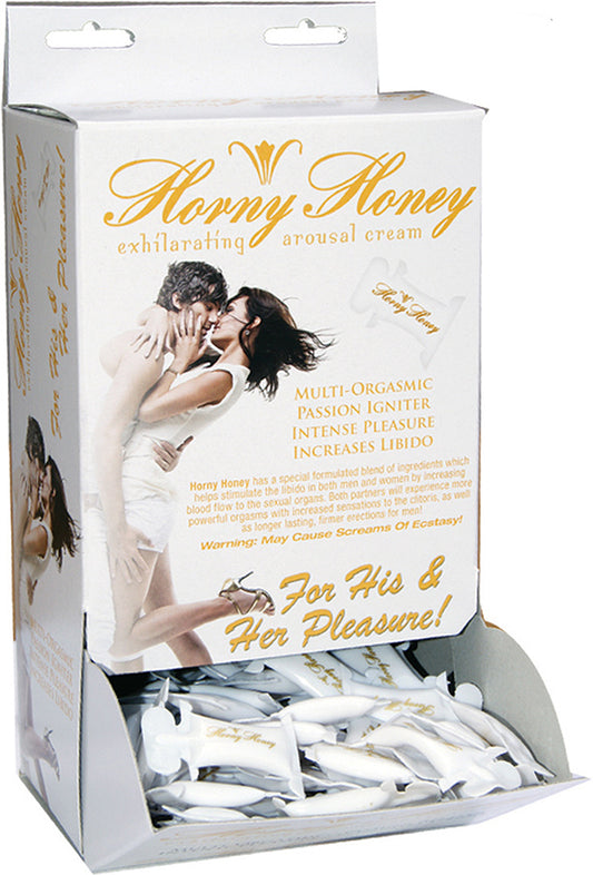 "Horny Honey Stimulating Arousal Gel - 144 Piece Display - 2 Cc. Pillow Packs HTP2672D"