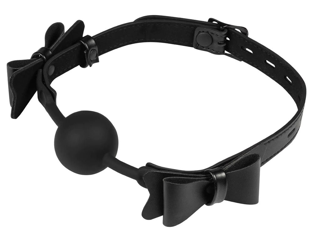 "Bow Tie Ball Gag - Black SS520-25"