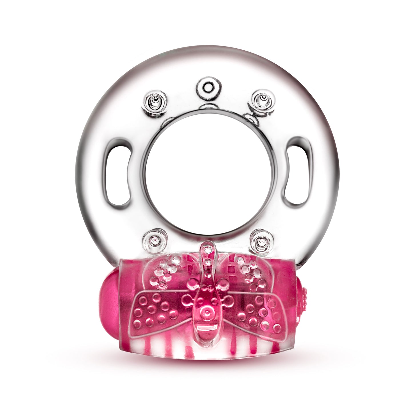 "Play With Me - Arouser Vibrating C-Ring - Pink BL-30610"