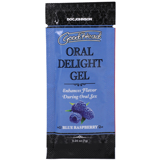 "Goodhead - Oral Delight Gel - Blue Raspberry - 0.24 Oz DJ1387-26-BU"
