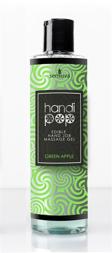 "Handi Pop Handjob Massage Gel - Green Apple - 4.2 Oz. SEN-VL488"
