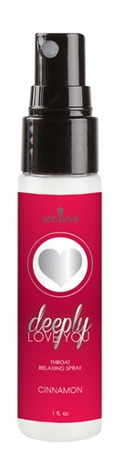 "Deeply Love You Throat Relaxing Spray - Cinnamon Roll - 1 Fl. Oz. SEN-VL493"