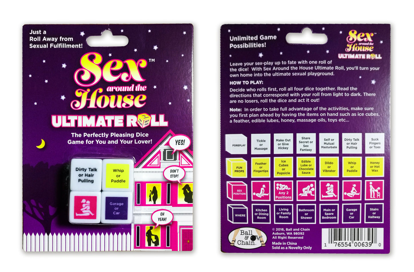"Sex Around the House Ultimate Roll - Dice Game BC-DG12"