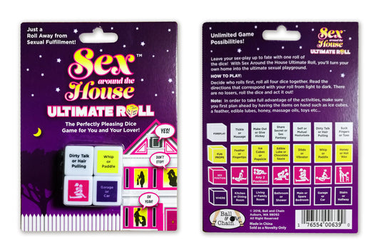 "Sex Around the House Ultimate Roll - Dice Game BC-DG12"