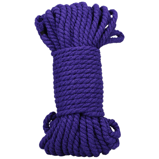 "Merci - Bind and Tie - 6mm Hemp Bondage Rope - 50 Feet - Violet DJ2404-66-BX"