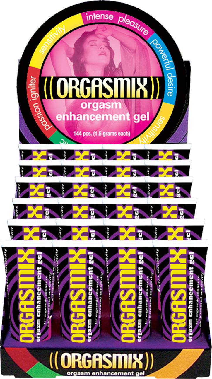 "Orgasmix - 24 Piece Display - 1 Oz. Tubes HTP700D"