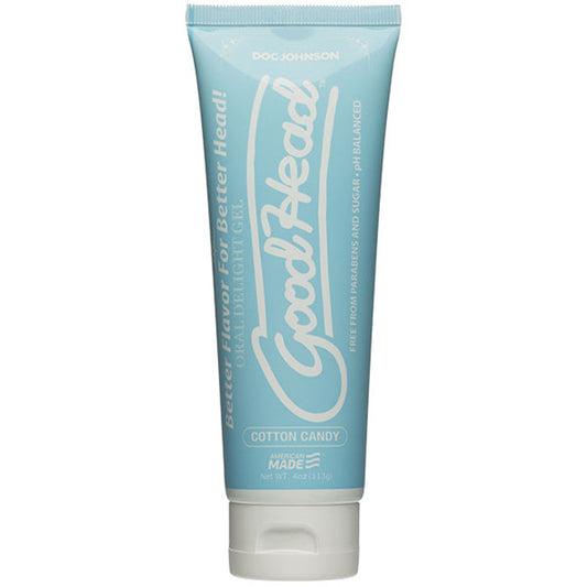 "Goodhead - Oral Delight Gel - 4 Oz Tube - Cotton Candy DJ1360-09-BU"
