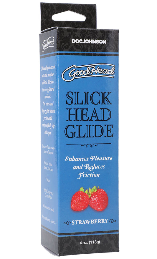 "Goodhead - Slick Head Glide - Strawberry - 4 Oz. DJ1361-03-BX"