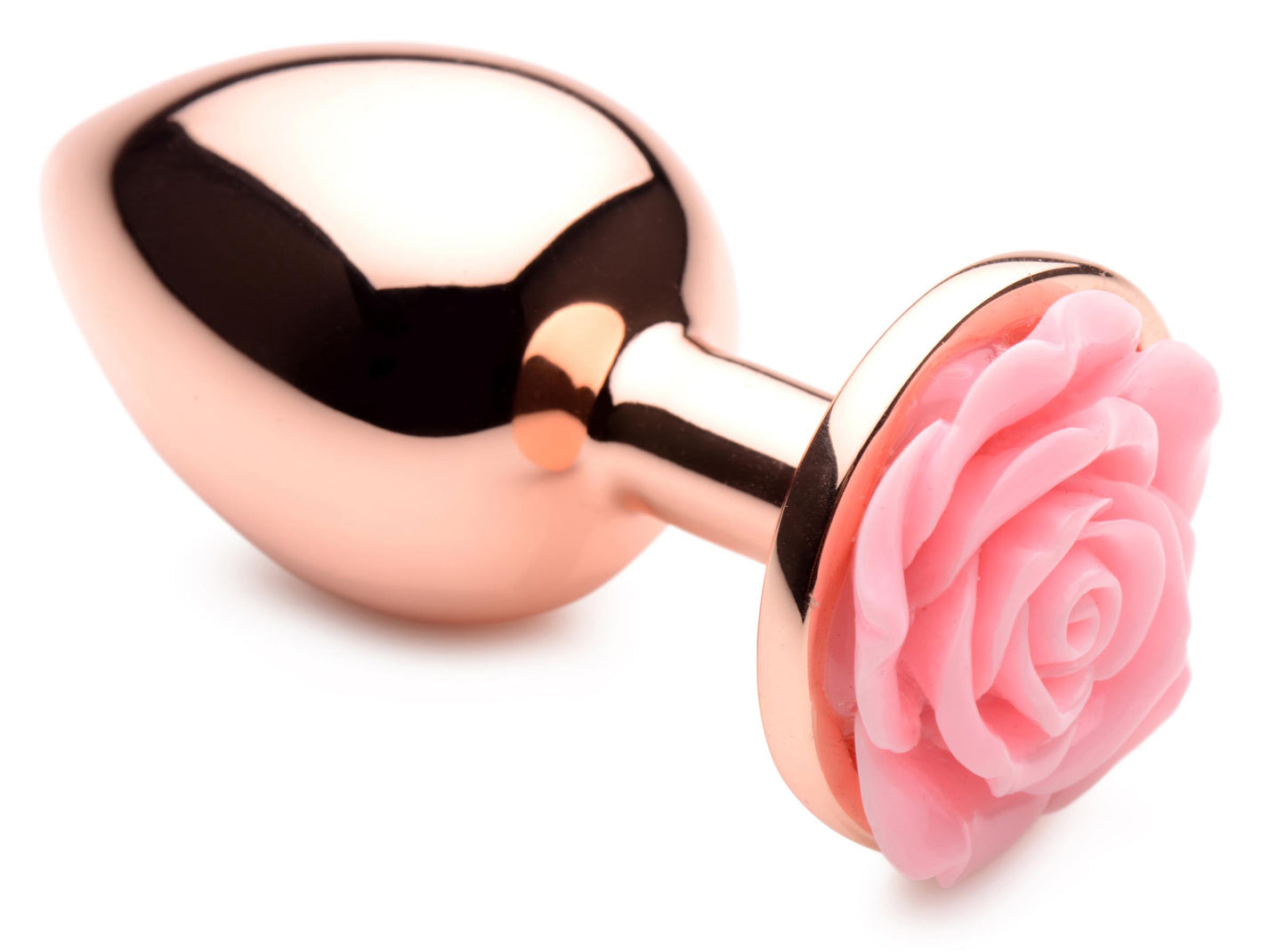 "Pink Rose Gold Anal Plug - Large BTYS-AG855-LRG"
