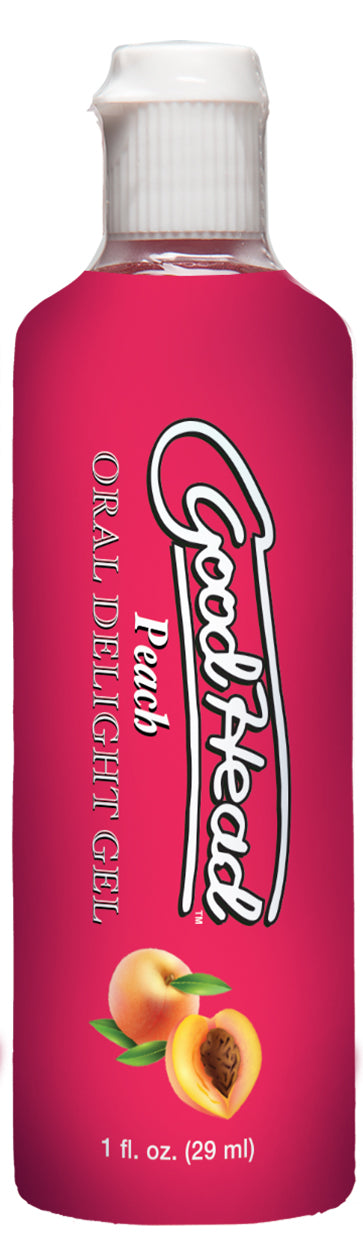 "Goodhead - Oral Delight Gel - Peach - 1 Oz. - Bulk DJ1361-73-BU"