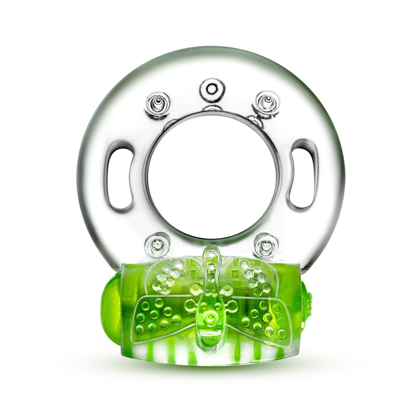"Play With Me - Arouser Vibrating C-Ring - Green BL-30622"