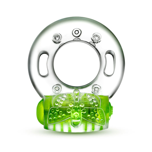 "Play With Me - Arouser Vibrating C-Ring - Green BL-30622"