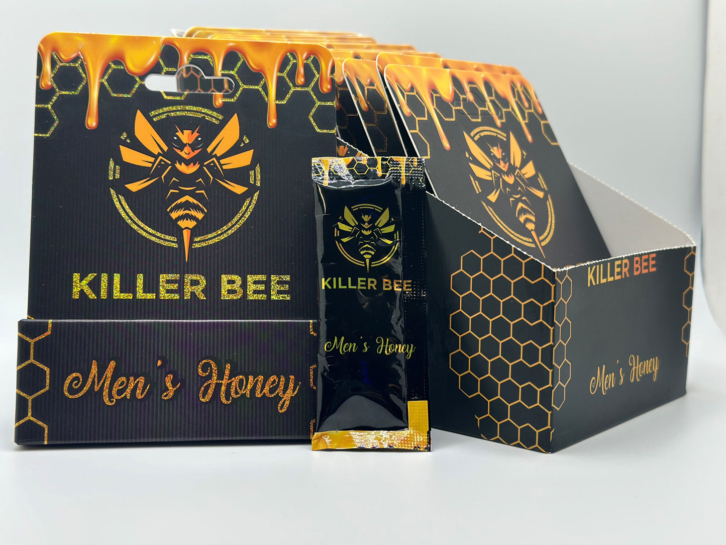 "Killer Bee Honey Male Enhancer 24 Ct Display PW-EKBH"