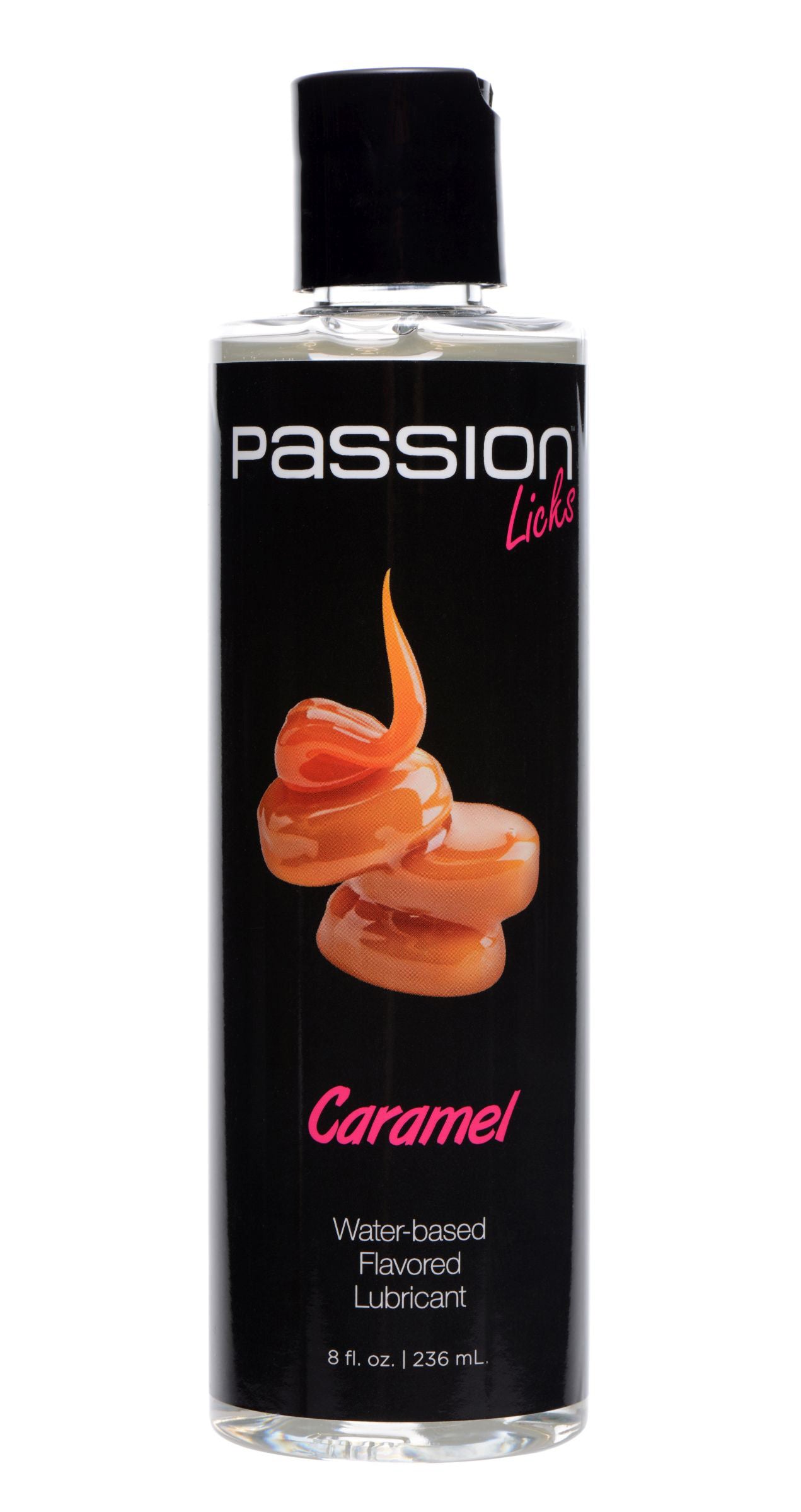"Passion Licks Caramel Water Based Flavored Lubricant 8 Oz PL-AE805-CARAM"