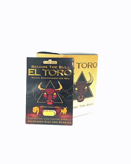 "El Toro Male Enhancer 24 Ct Pill Display PW-EETP"