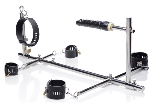 "Imprisoned Metal Stockade With Dildo MS-AE970"