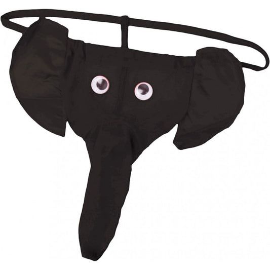 "Elephant Thong - Black - One Size HTP3662"