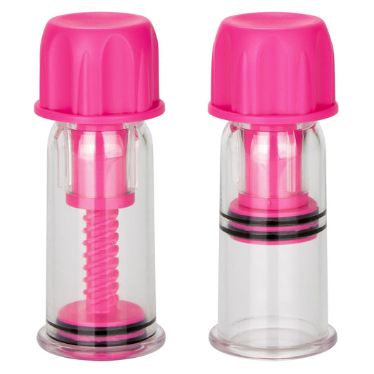 "Nipple Play Vacuum Twist Suckers - Pink SE2645102"