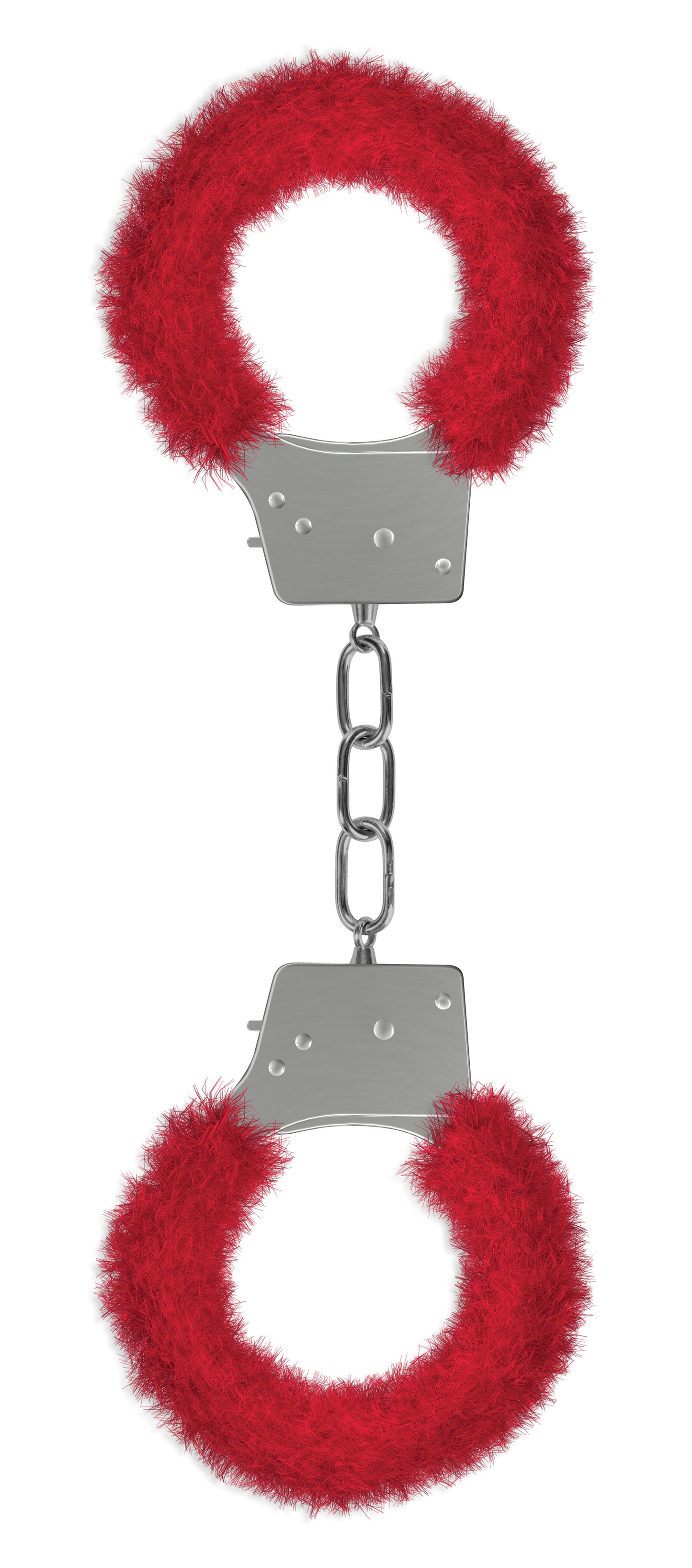"Beginner's Furry Handcuffs - Red OU-OU002RED"