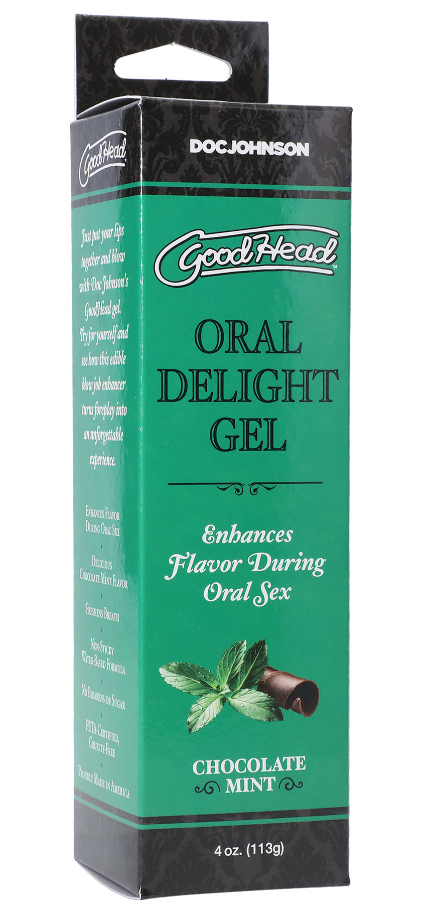 "Goodhead - Oral Delight Gel - Chocolate Mint - 4 Oz. DJ1361-12-BX"