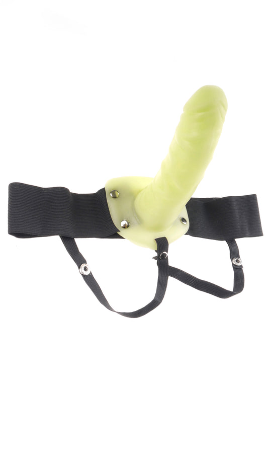 "Fetish Fantasy Series for Him or Her Hollow Strap-on - Glow in the Dark PD3366-32"