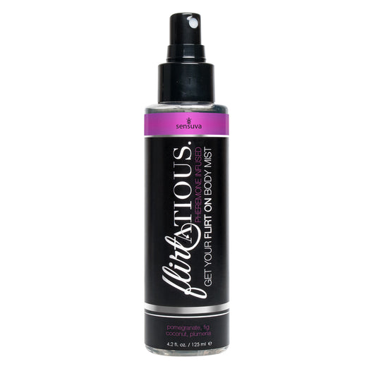 "Flirtatious Pheromone Infused Body Mist - Pomegranate, Fig, & Plumeria - 4.2 fl.oz /125ml SEN-VL548"