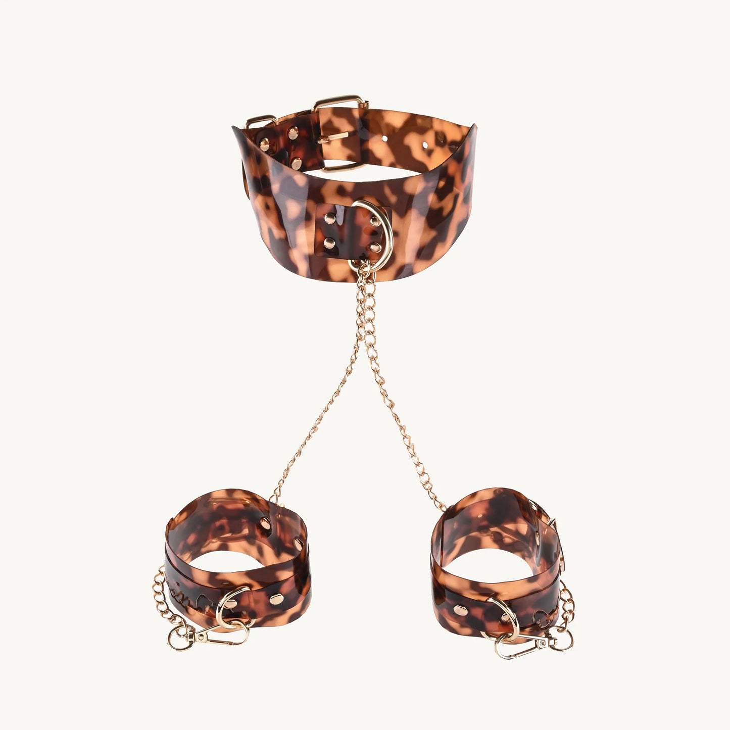 "Sincerely Amber Neck and Wrist Restraints SS52103"