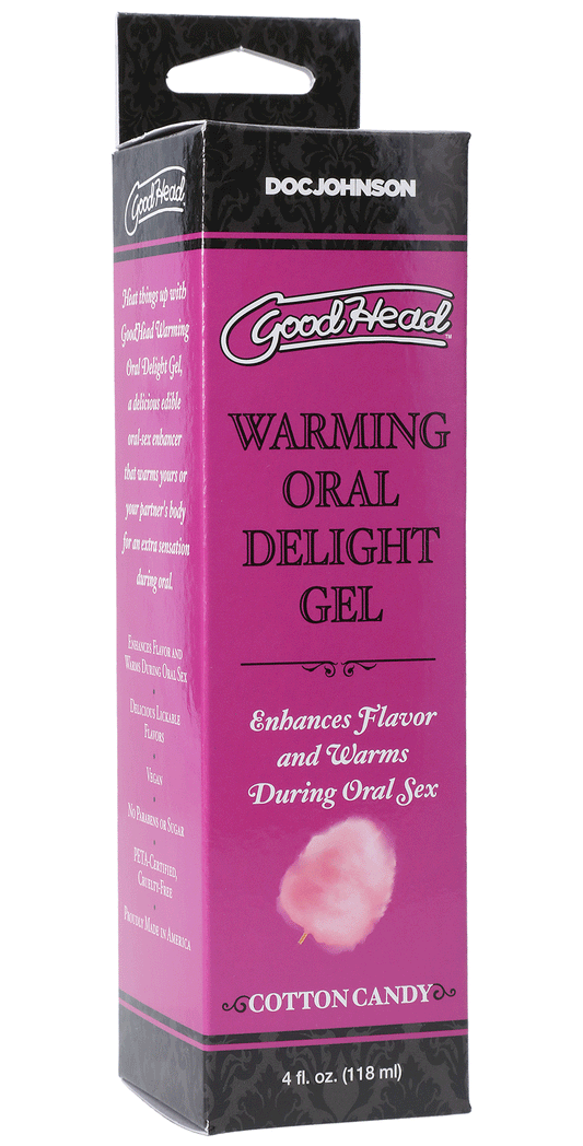 "Goodhead - Warming Oral Delight Gel - Cotton Candy - 4 Fl. Oz. DJ1361-15-BX"