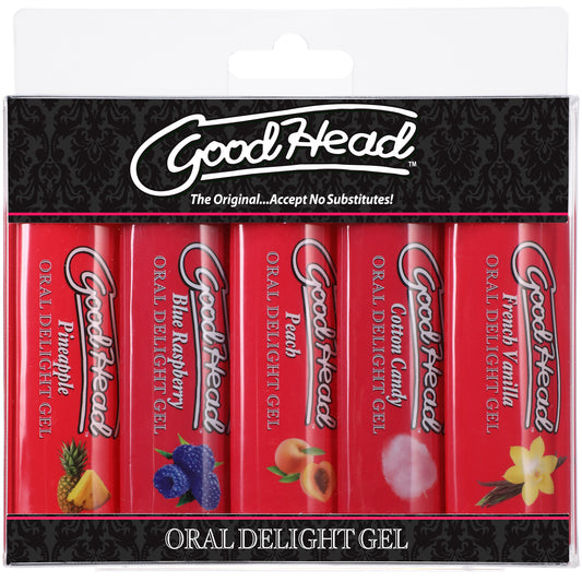 "Goodhead - Oral Delight Gel - 5 Pack - 1 Oz. DJ1361-70-BX"