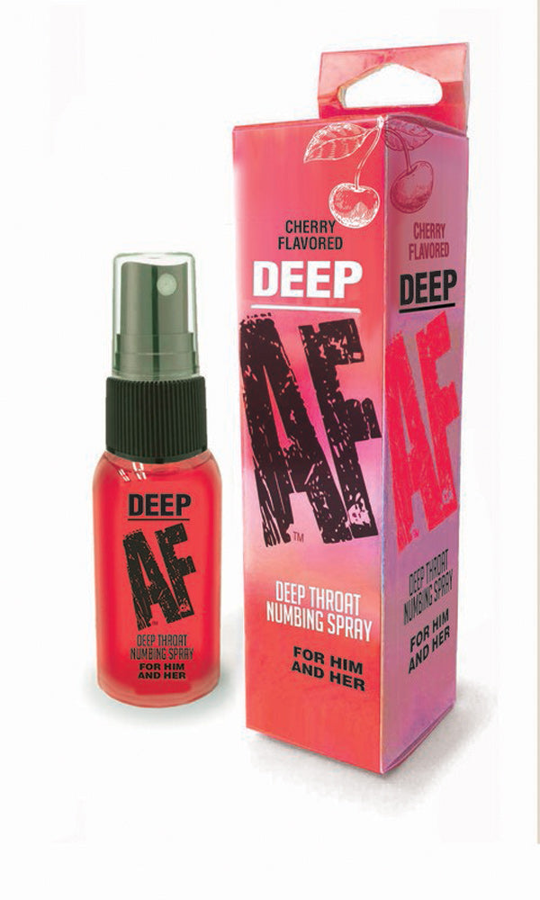 "Deep Af Deep Throat Numbing Spray - Cherry - 1 Fl. Oz. LG-BT612"