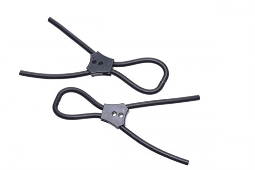 "Vigor II Electro Stim Cock and Balls Ties & Frenum Electro Stimulator ZE-AE596"