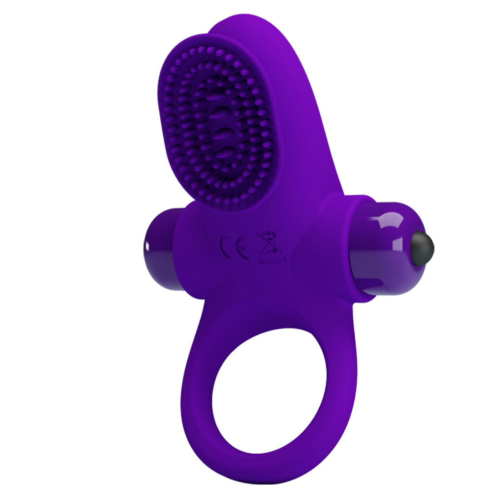 "Pretty Love Vibrating Cock Ring II - Purple BI-210205-1"