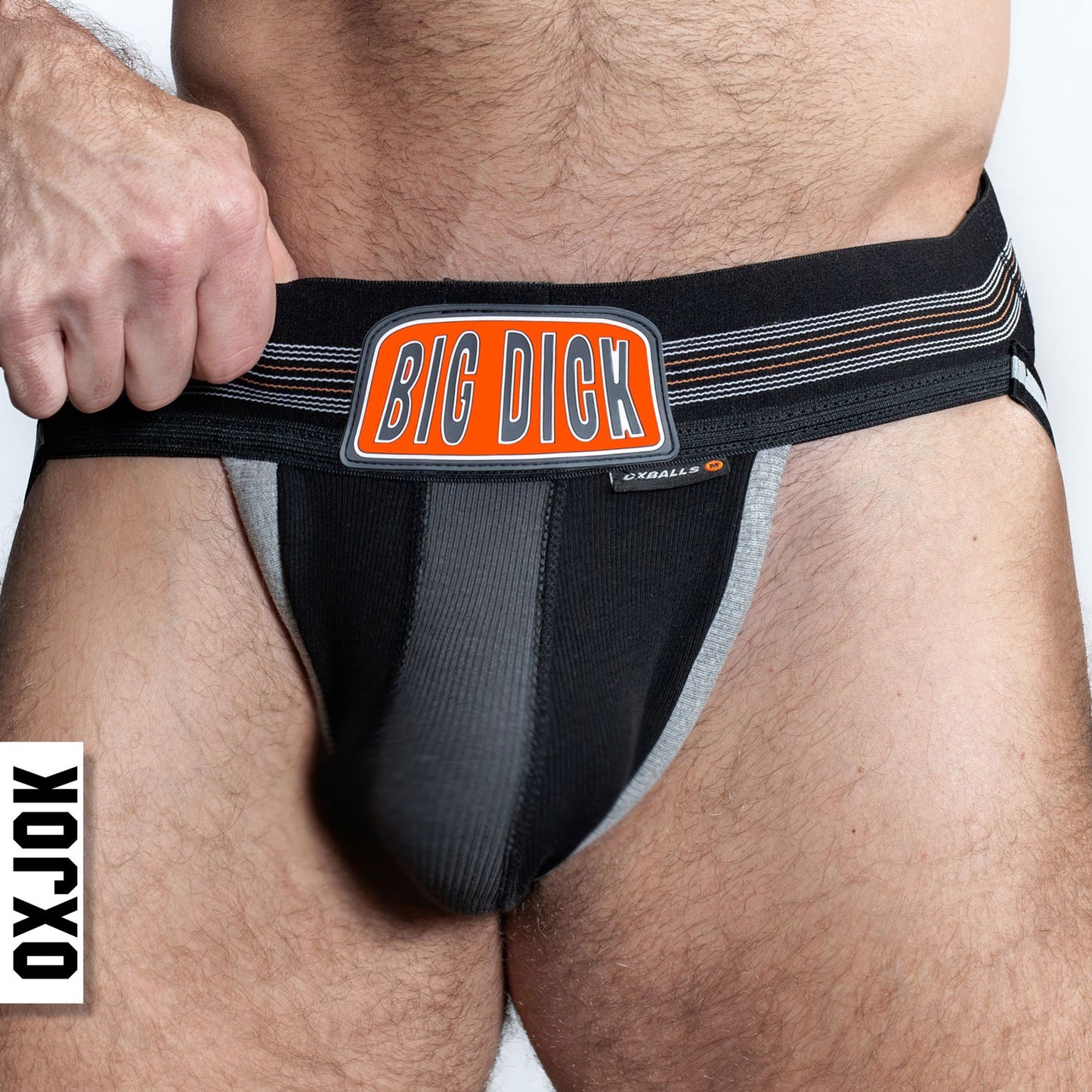 "Bulger the Big Pouch Jock Black Iron Large OX-JOK-1003-BLK-L"