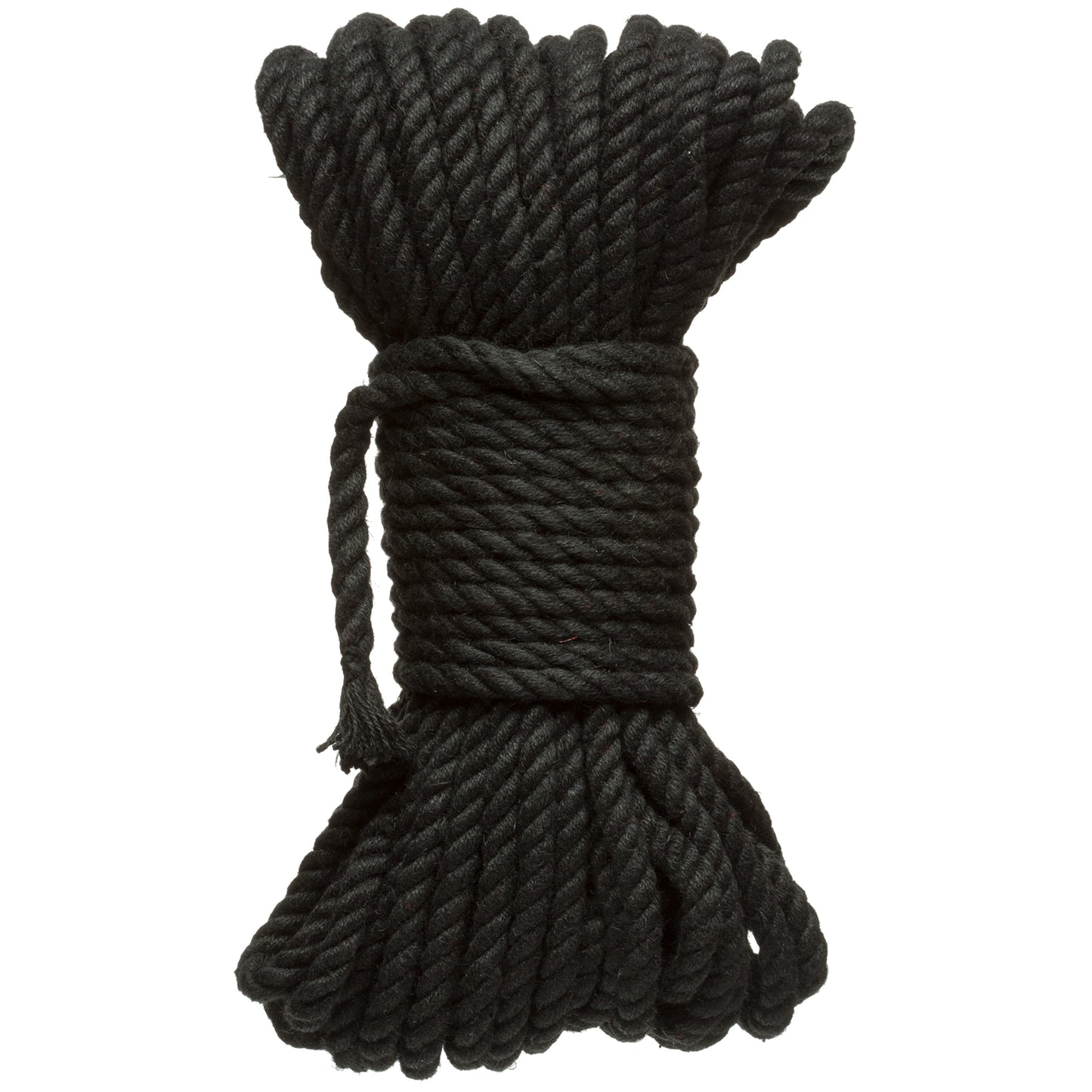 "Merci - Bind and Tie - 6mm Hemp Bondage Rope - 50 Feet - Black DJ2404-39-BX"