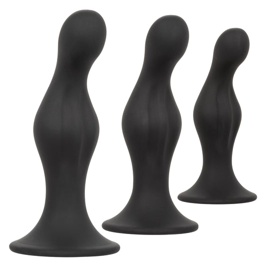"Silicone Anal Ripple Kit - Black SE0410252"