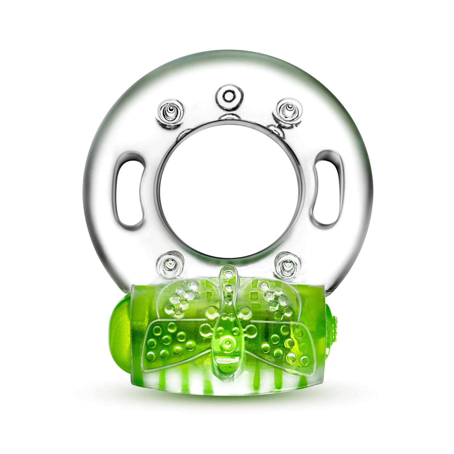 "Play With Me - Arouser Vibrating C-Ring - Green BL-30622"
