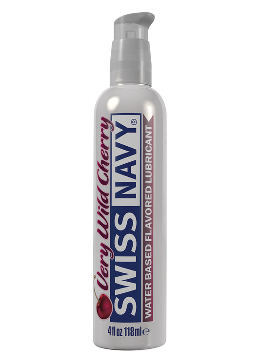 "Swiss Navy Flavors Water Based Lubricant - Very Wild Cherry 4 Fl. Oz. MD-SNFVWC4"