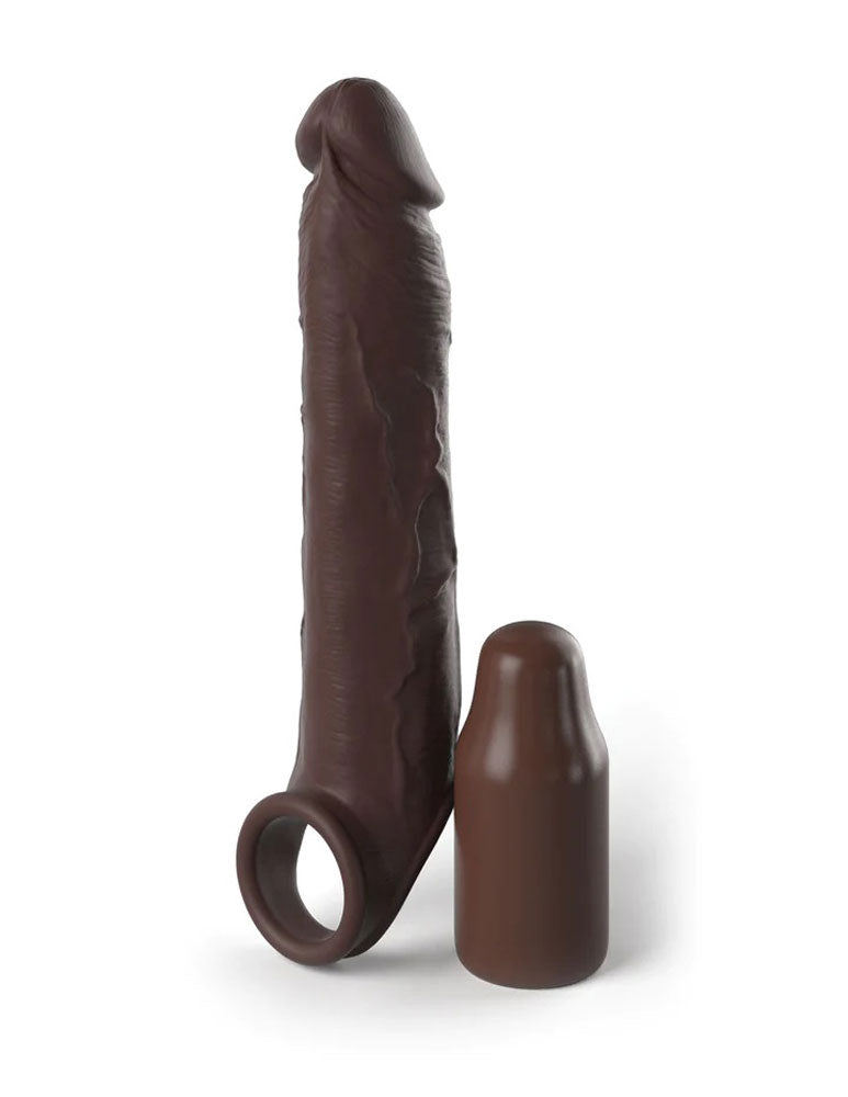"Fantasy X-Tensions Elite 7 Inch Extension With Strap - Brown PD4157-29"