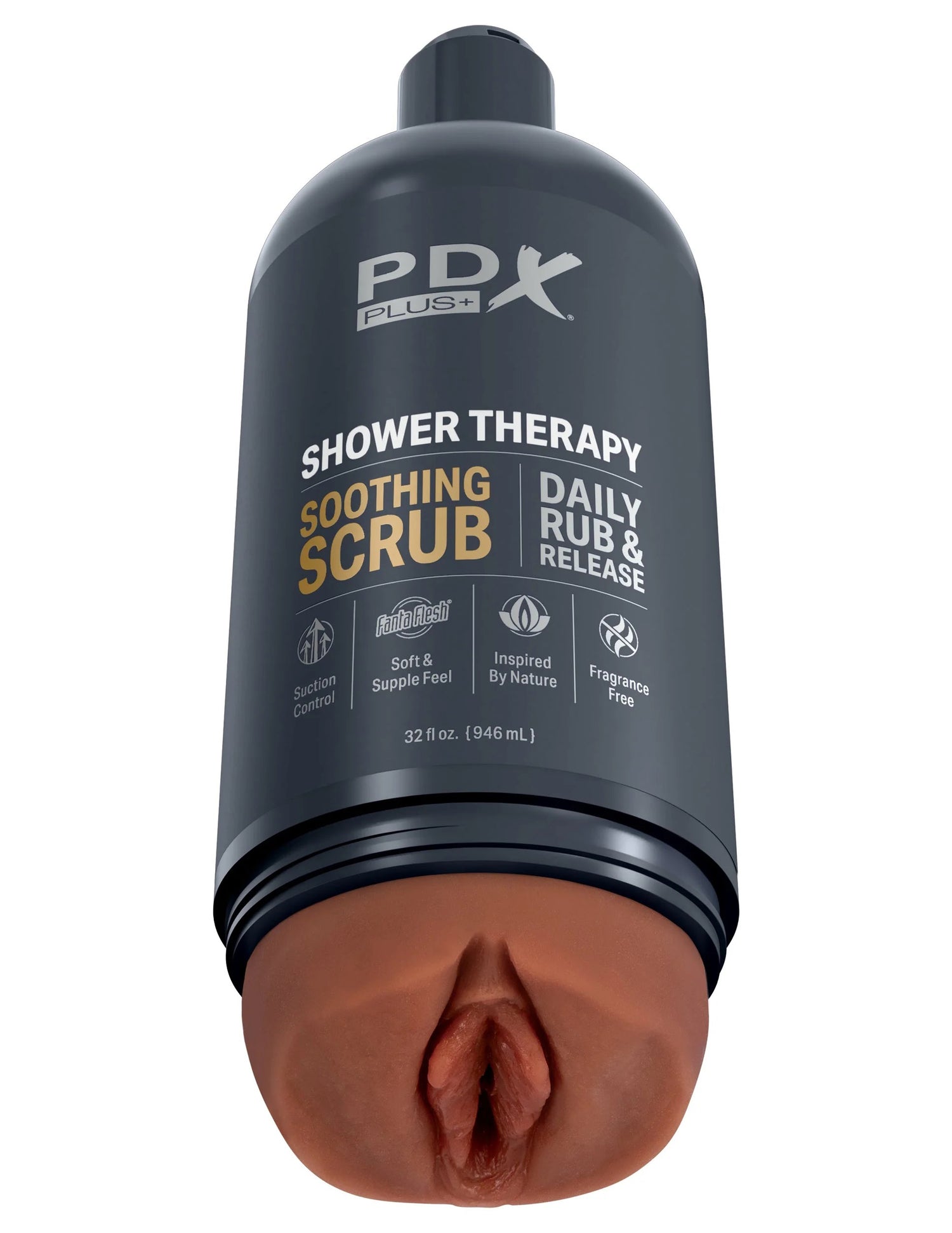 "Shower Therapy - Soothing Scrub - Brown PDRD622-29"
