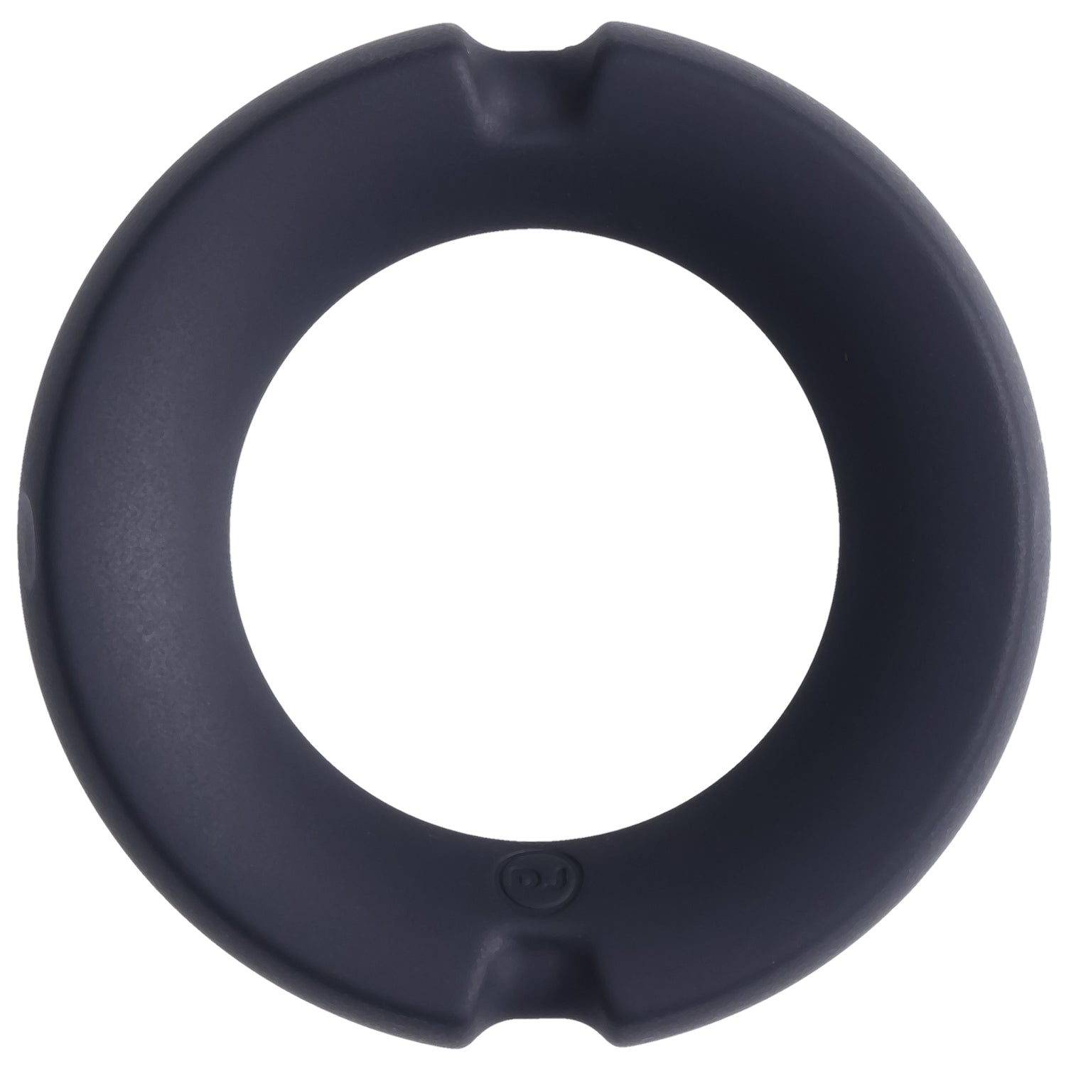 "Merci - the Paradox - Silicone Covered Metal Cock Ring - 45mm - Black DJ2402-39-BX"