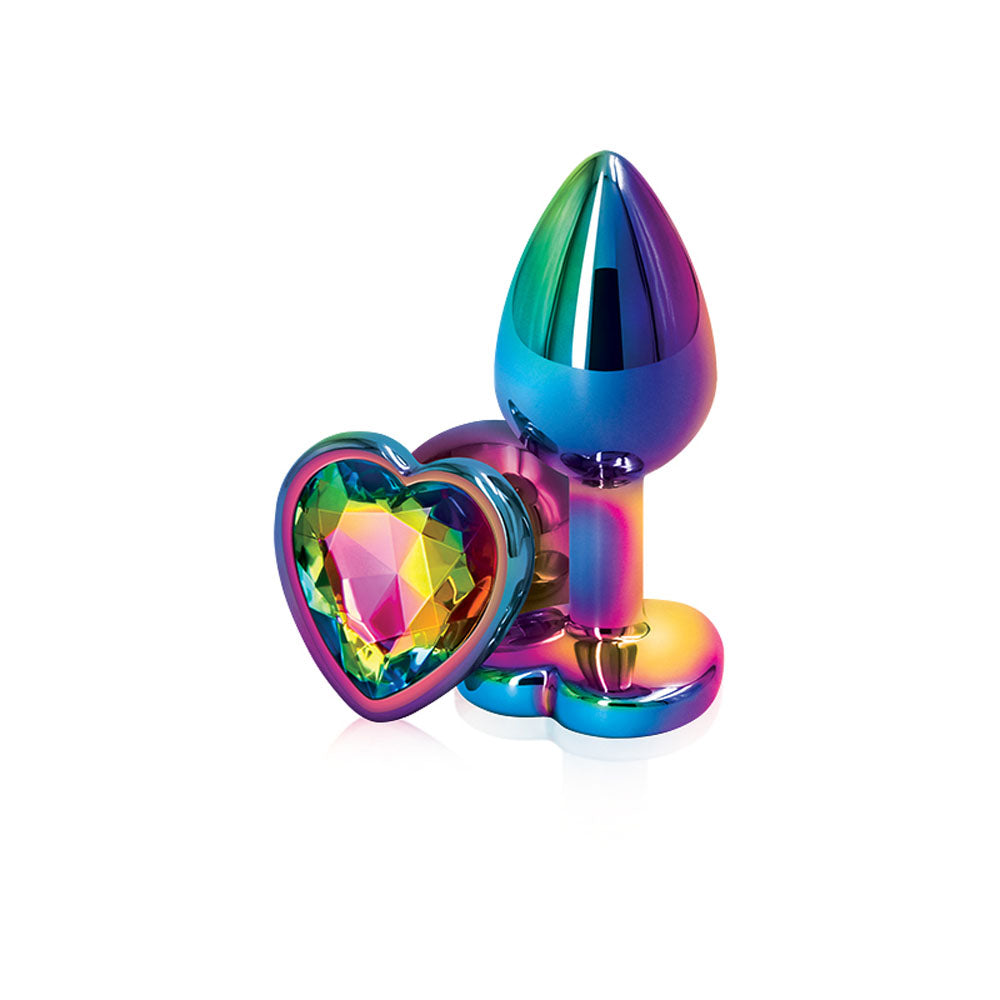 "Rear Assets - Multicolor Heart - Small - Rainbow NSN0962-19"